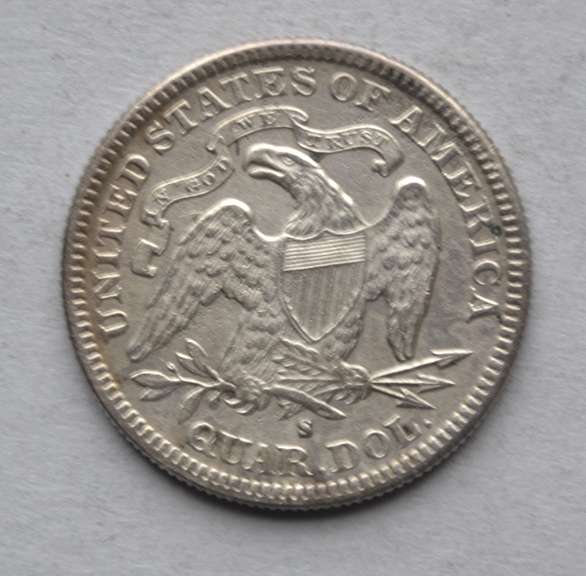 1888 S Seated Quarter