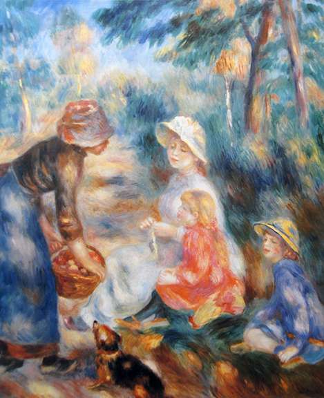 Pierre Auguste Renoir, The Apple Seller