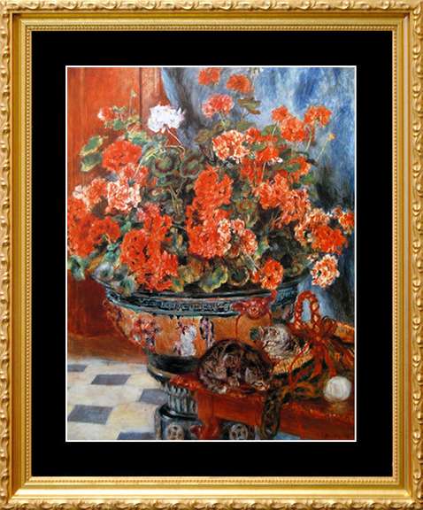 Pierre Auguste Renoir, Flowers and Cats