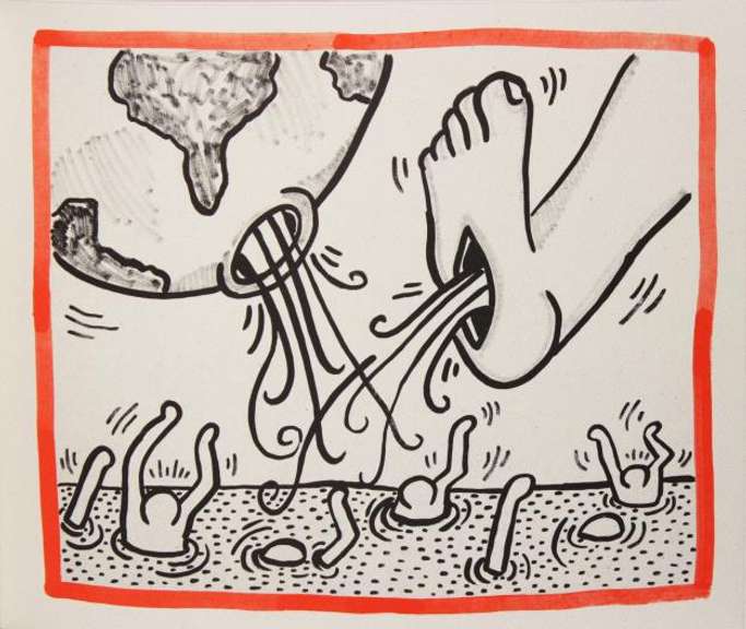 KEITH HARING UNTITLED 1990