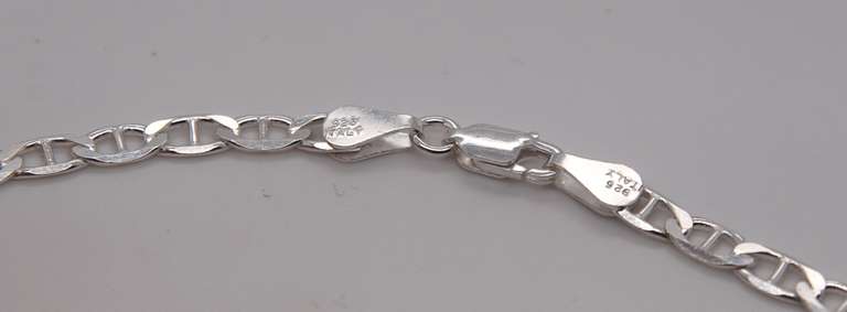 Nice Sterling Silver Gucci Chain Necklace