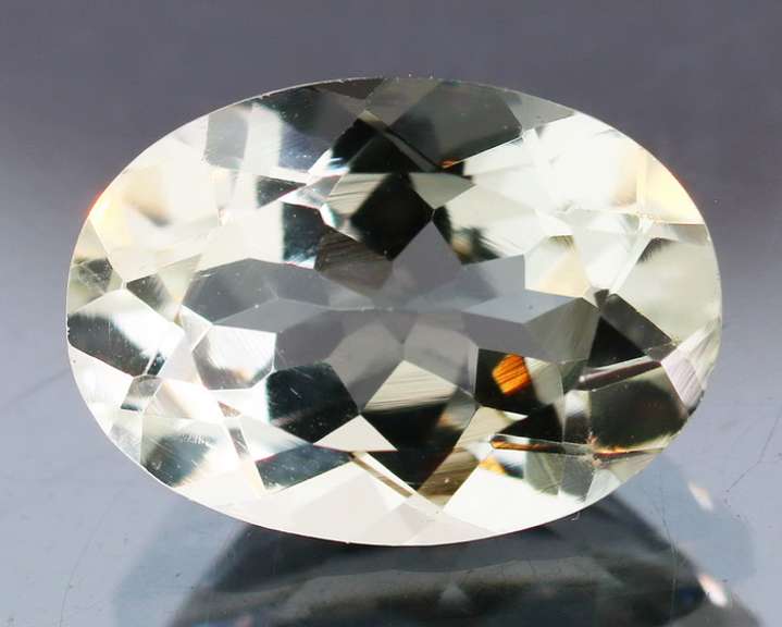 Brilliant 5.87ct natural platinum green Amethyst