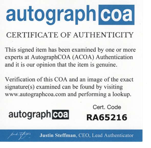 Steven Bauer Autographed Signed full Scarface Script ACOA