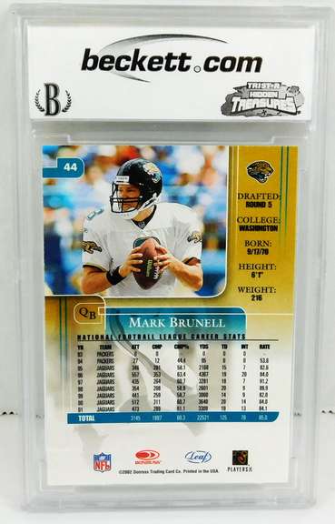 Mark Brunell Rookies & Stars Football Card, Mint 10