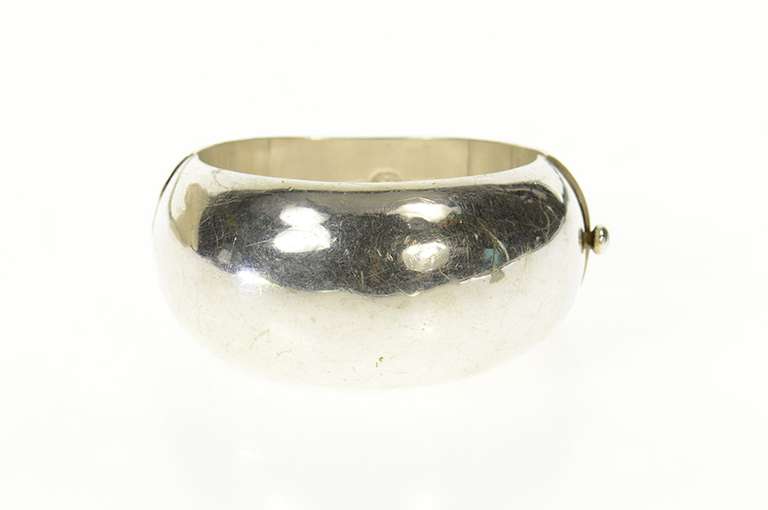 Sterling Silver Talleros De Los Ballesterros Taxco Bangle Bracelet