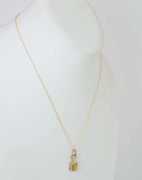 Sterling Silver Gemstone Necklace.