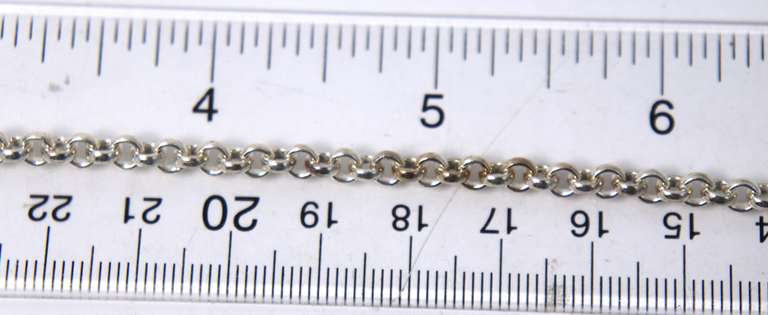Sterling Silver Rolo Bracelet