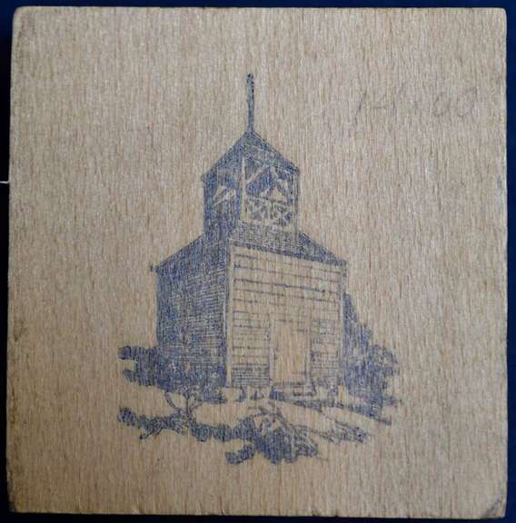 1925 Lexington Commemorative Half Dollar With Original Wooden Box.