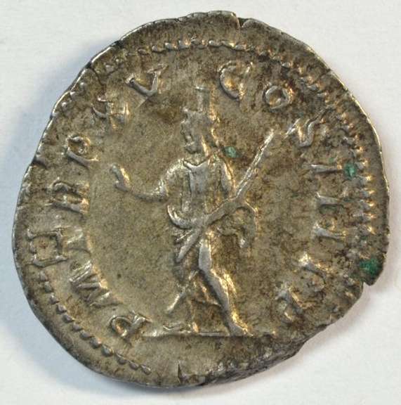Original Mint Caracalla Roman Silver Denarius, 198-217 AD