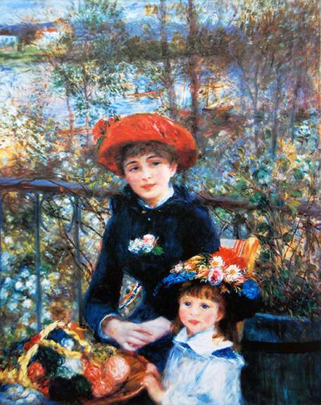 Pierre Auguste Renoir, At The Terrace