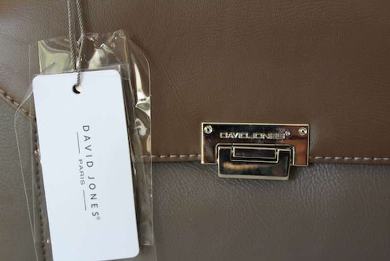 New Arrival Two tone Color Hand Bag By David Jones