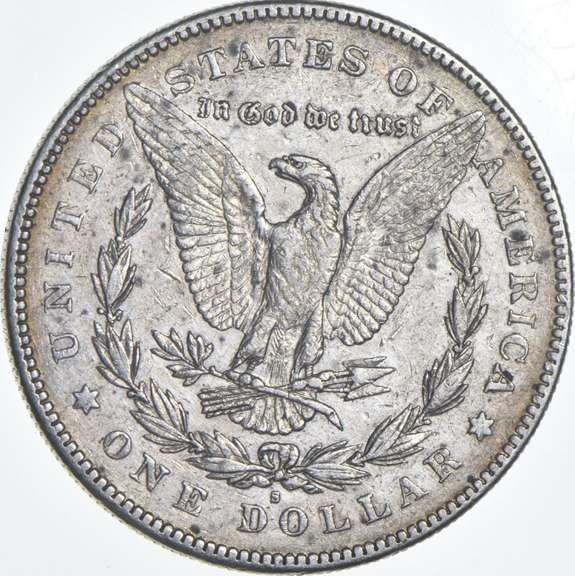 1879-S Morgan Silver Dollar Type 1878 78 Reverse