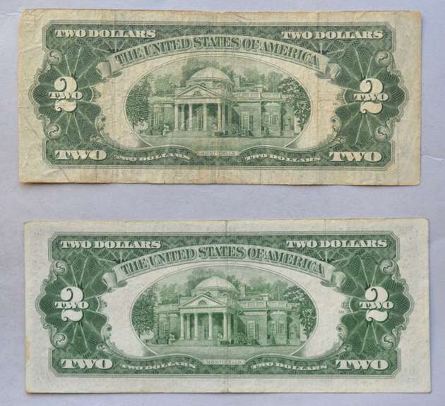 1953 53 A 53 B Star Red Seal US $2 Notes