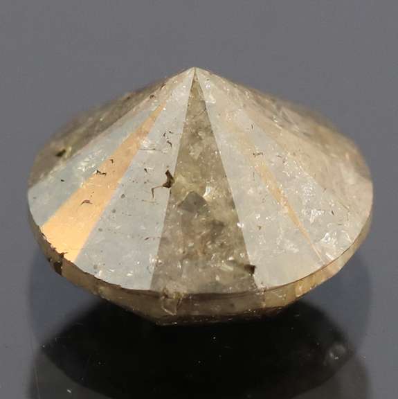 Large! 1.64ct gray and black Diamond solitaire