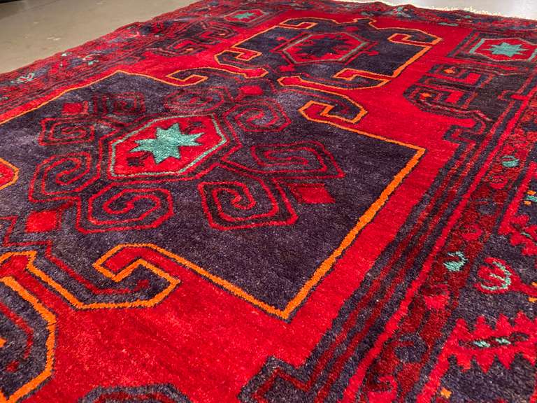 STUNNING PERSIAN VINTAGE RUG 4.9x6.7