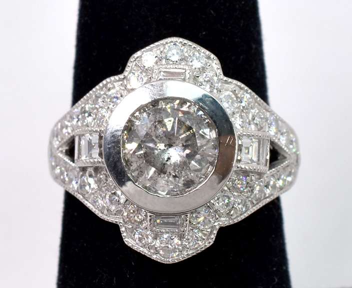 Lush Platinum Diamond Ring