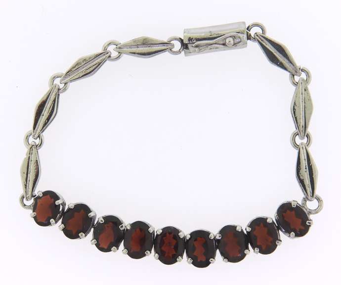 Sterling Silver Gemstone Bracelet