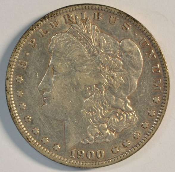 Handsome 1900-S Morgan Silver Dollar. Better date