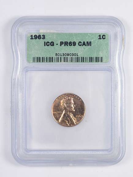 PR69 CAM 1963 Lincoln Memorial Cent - Graded ICG