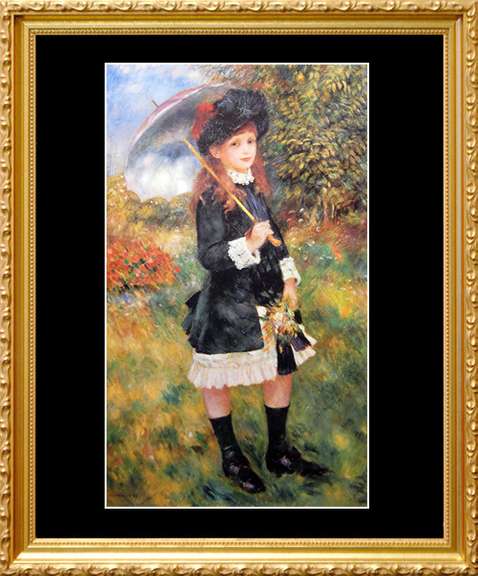 Pierre Auguste Renoir, Girl with a Parasol