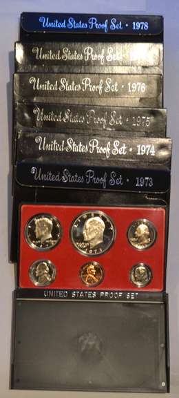 2 Each US Proof Sets 1976-78