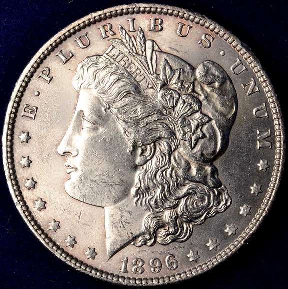 1896 Morgan Silver Dollar, BU.