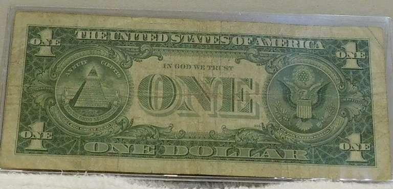 1957 Star Note $1 Sil Cert, circ.