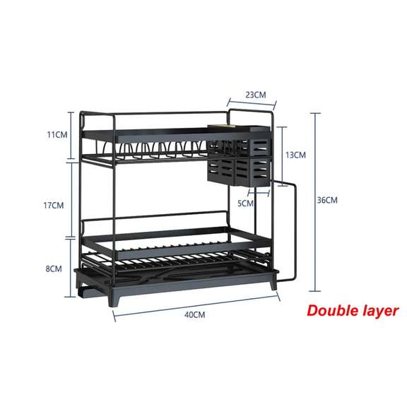 Stainless Steel Sink Dish Drying Rack