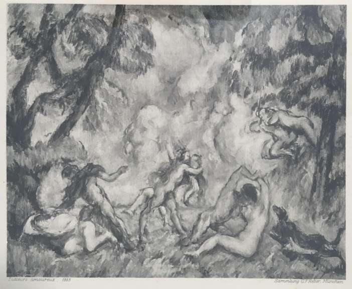 PAUL CEZANNE LES LUTTEURS AMOUREUX 1885