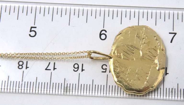 Beautiful Greco Roman Chariot Pendant on Chain