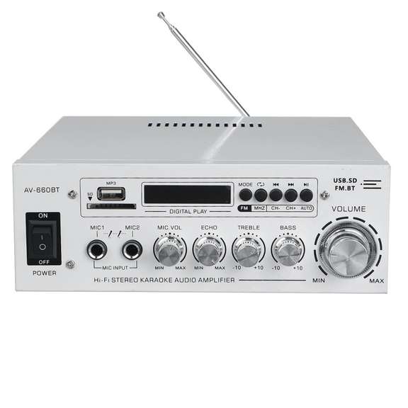 2000W Bluetooth 5.0 Audio Power Amplifier