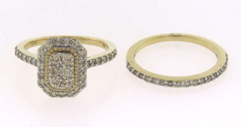 Beautiful 10kt Diamond Bridal Set