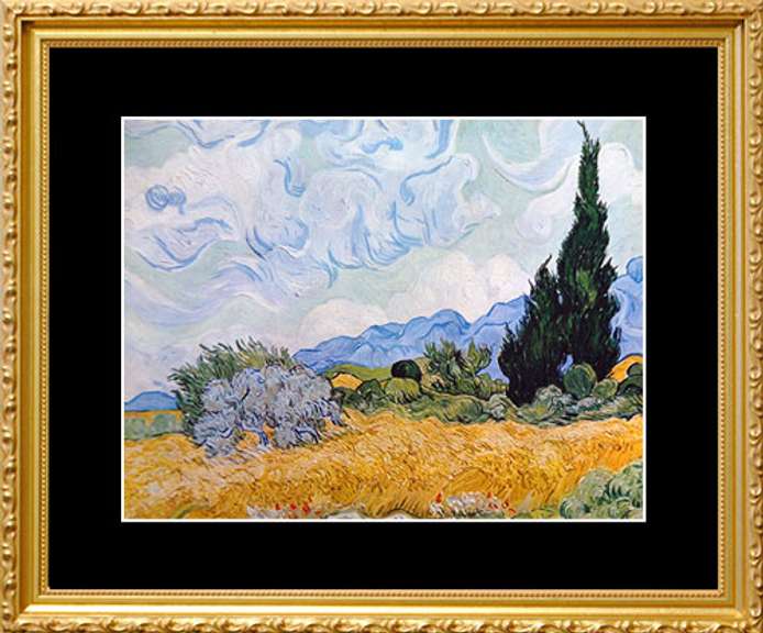 Vincent Van Gogh, Wheat Field with Cypresses