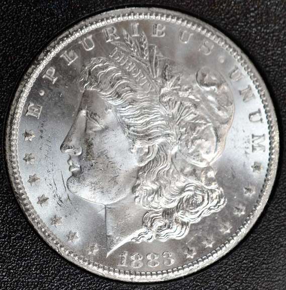 1883-CC GSA Hoard Morgan Silver Dollar.