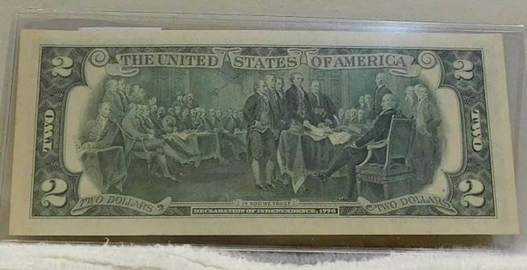 1976 $2 Fed Res Note Postal Cert, First Day Issue