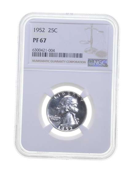 PF67 1952 Washington Quarter - Graded NGC