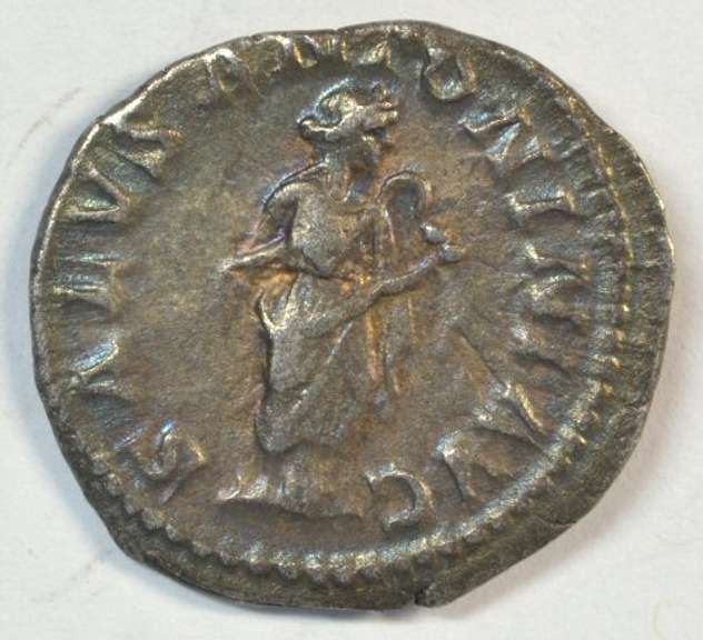 Original Mint Elagabalus Roman Silver Denarius, 218-222 AD