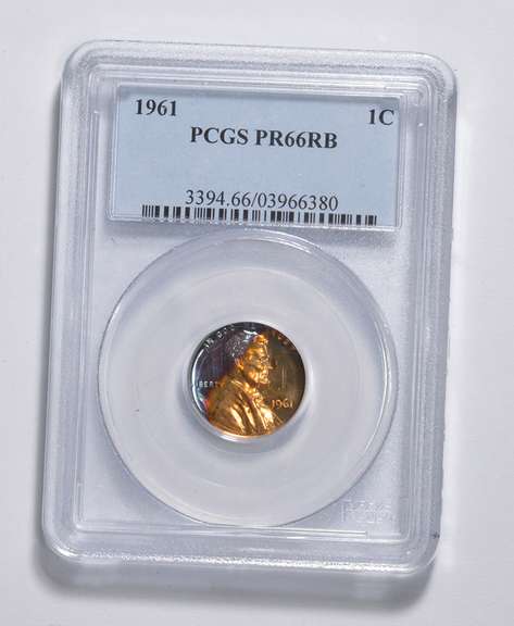 PR66 RB 1961 Lincoln Memorial Cent - Graded PCGS