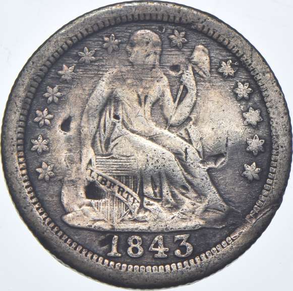 1843-O Seated Liberty Dime