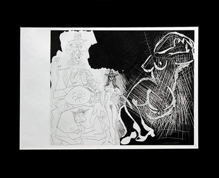 Pablo Picasso, Plate 45 from '347' series