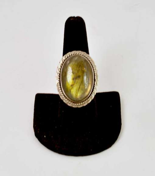 Sterling Silver Moonstone Cocktail Ring.