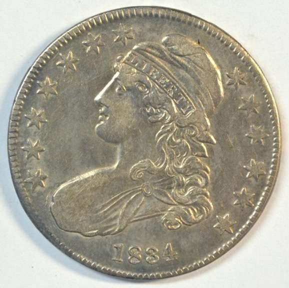 Sharp 1834 Capped Bust Half Dollar in AU