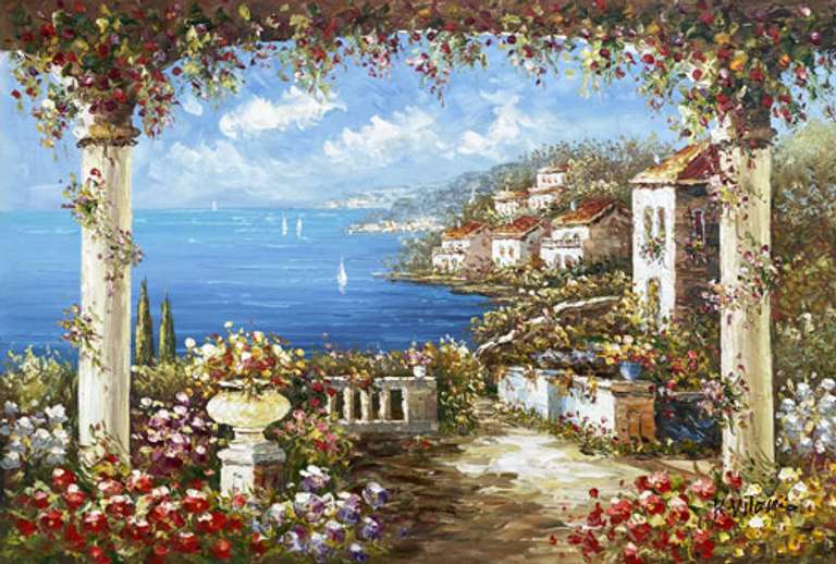 BEAUTIFUL  HAND PAINTED OIL PAINTING ON CANVAS