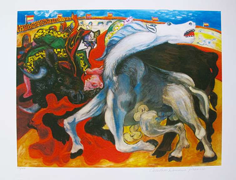 Pablo Picasso, Bull Fight, Death Of Toreador