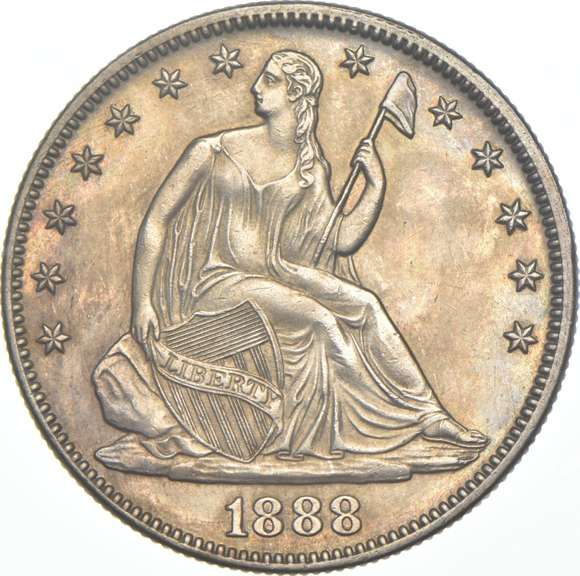 1888 Seated Liberty Half Dollar - Proof