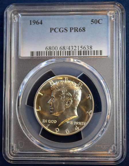 1964 PCGS PR68 50C