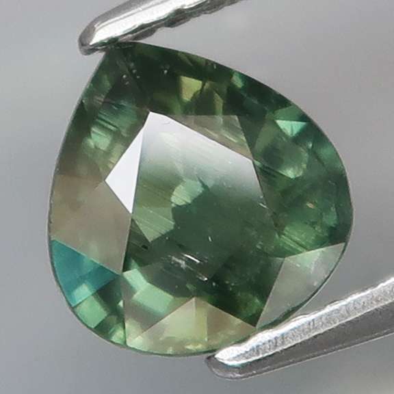 Heated only! 1.51ct true green Australian Sapphire
