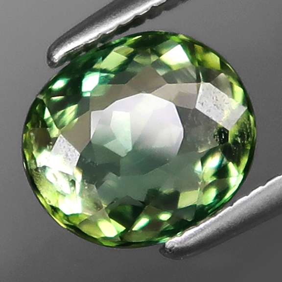 Superb color in this 1.44ct top green Tourmaline