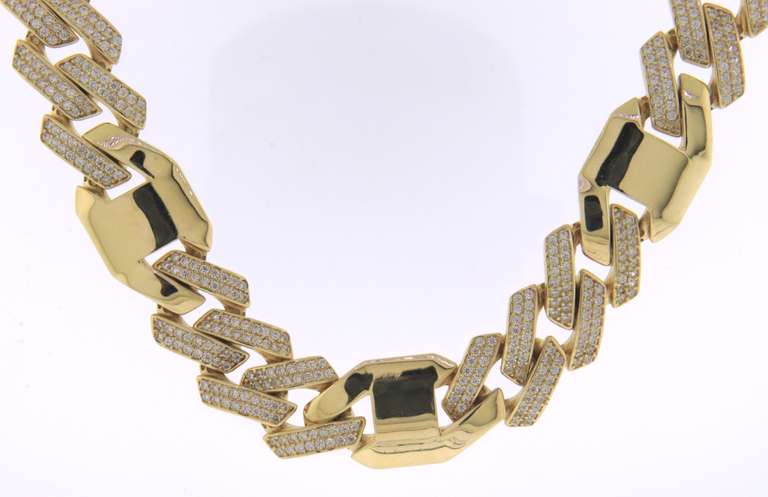 Significant Yellow Gold Italian Gold Necklace