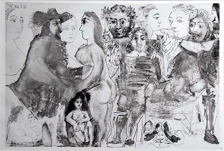 Pablo Picasso, Plate 97 from '347' series